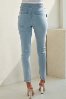 Women's High Rise Center Zipper Jegging style 2