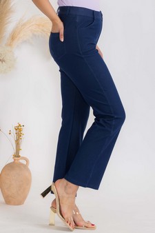Women's Classic Solid Straight Leg Jeggings style 3