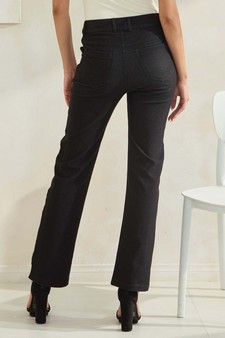 Women's Classic Solid Straight Leg Jeggings style 5