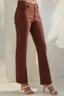 Women's Classic Solid Straight Leg Jeggings style 3