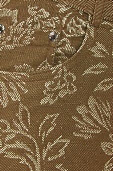 Women's Jegging with Floral Pattern (Khaki) style 4