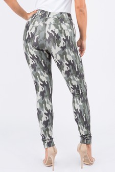 Women's Camouflage 5-Pocket Cotton Blend Jeggings style 3