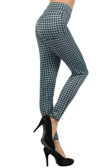 Lady's Alana Mini Plaid Fashion Legging style 2