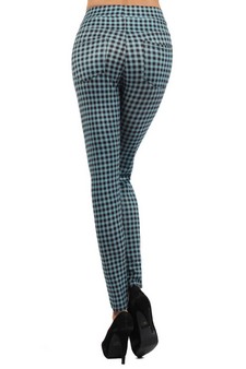Lady's Alana Mini Plaid Fashion Legging style 3