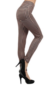 Lady's Alana Mini Plaid Fashion Legging style 2