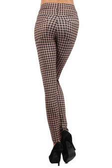 Lady's Alana Mini Plaid Fashion Legging style 3