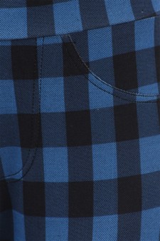 Lady's Golf Plaid Fashion Legging S:2 M:2 L:2 style 4