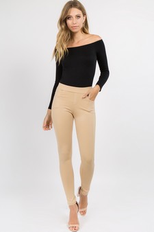 Lady's 4 Pocket Ponte Pants (Medium only) style 5