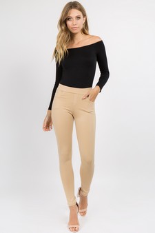 Lady's 4 Pocket Ponte Pants style 4