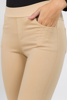 Lady's 4 Pocket Ponte Pants style 5