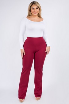 Women's High-Rise Flare Bootcut Pants style 4