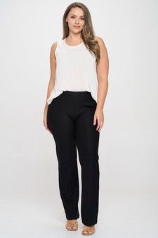 Women's Straight-Leg Ponte Pants (XL only) style 5