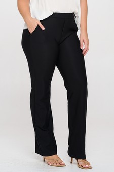 Women's Straight-Leg Ponte Pants style 2