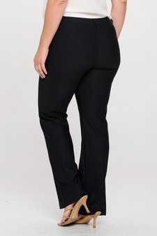 Women's Straight-Leg Ponte Pants style 3