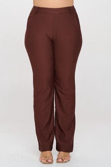 Women's Straight-Leg Ponte Pants style 4