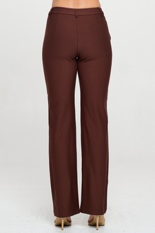 Women's Straight-Leg Ponte Pants style 3