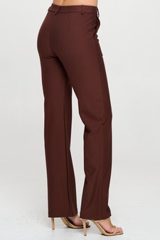 Women's Straight-Leg Ponte Pants style 5