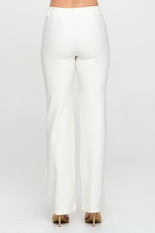 Women's Straight-Leg Ponte Pants style 3