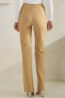 Women's Straight-Leg Ponte Pants (S only) style 2