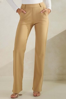 Women's Straight-Leg Ponte Pants (S only) style 4