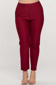 Women's Mid-Rise Ponte Pants style 4