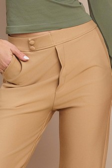 Women's Mid-Rise Ponte Pants style 4