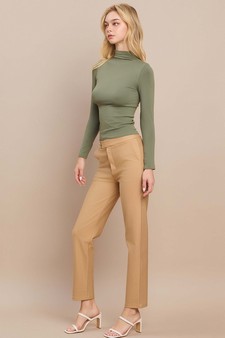 Women's Mid-Rise Ponte Pants style 5