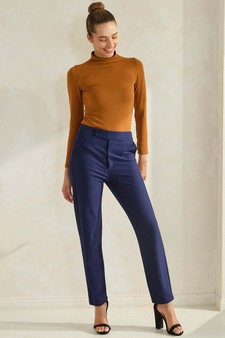 Women's Mid-Rise Ponte Pants style 5