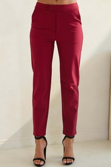 Women's Mid-Rise Ponte Pants style 4