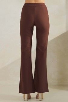Women's Ponte Pants with Inner Side Opening style 2