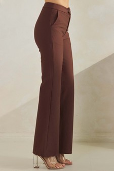 Women's Ponte Pants with Inner Side Opening style 3