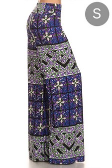 Lady's Printed Palazzo Pants (Small only)