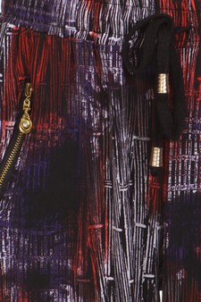 Purple Bamboo printed Jogger style 5