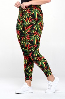 Women’s Is This Love Printed Leggings style 2