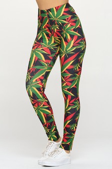 Women’s Is This Love Printed Leggings style 2