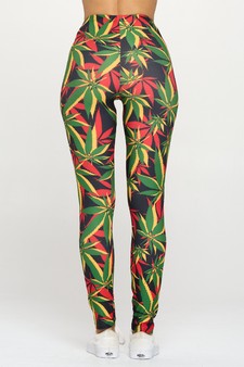 Women’s Is This Love Printed Leggings style 4