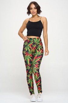 Women’s Is This Love Printed Leggings style 5