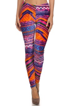 STRETCH VELOUR-Printed Leggings style 2