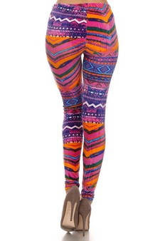 STRETCH VELOUR-Printed Leggings style 3