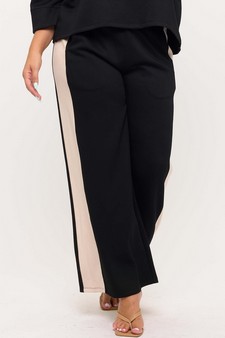 ETA 08/21/25 Women's So Relaxed UltraComfy Two Tone Wide-Leg Pants style 4