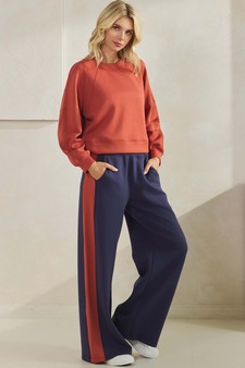 ETA 08/21/25 Women's So Relaxed UltraComfy Two Tone Wide-Leg Pants style 5