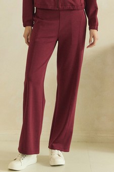 ETA 08/06/26 - Effortless Thin modal Straight-Leg High Rise Pants style 4