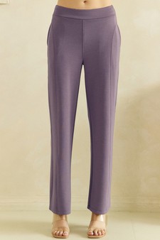 ETA 08/06/26 - Effortless Thin modal Straight-Leg High Rise Pants