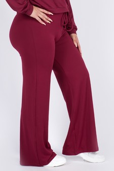 Women’s Drawstring Wide-Leg Lounge Pants - TOP: style 2