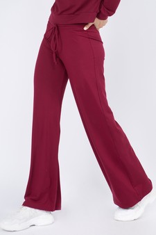 Women’s Drawstring Wide-Leg Lounge Pants - TOP: TP2063 style 2