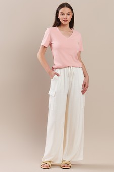 Women's Linen Cargo Pants style 5