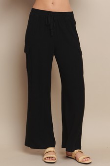 Women's Linen Cargo Pants style 2