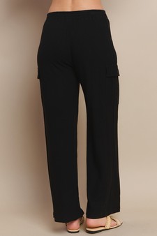 Women's Linen Cargo Pants style 3