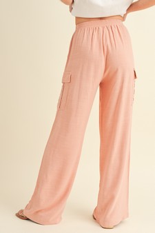 Women's Linen Cargo Pants style 3