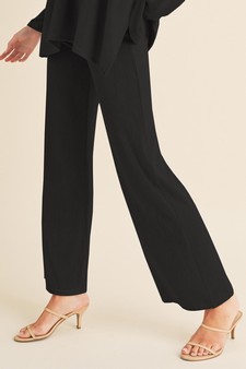 Women's Wide Leg Knit Pants style 2